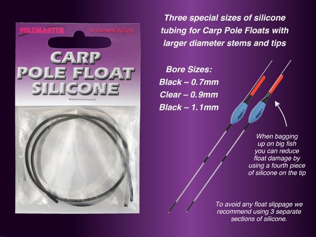 CARP POLE FLOAT SILICONE